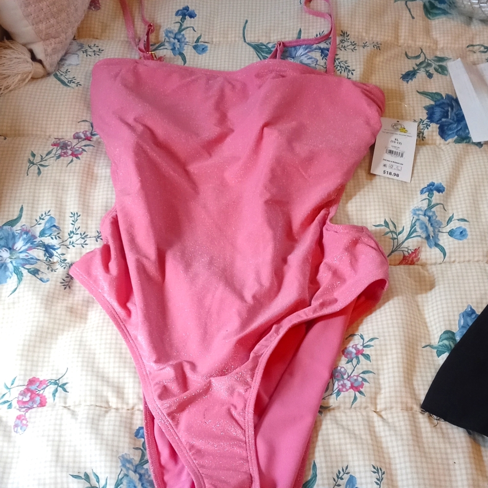 Barbie pink bathing suit